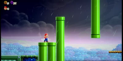 Mario Wonder beneficia della saturazione del pannello