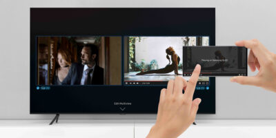 il Samsung multi view permette di vedere contemporaneamente 2 tipi di contenuto